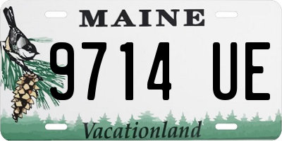 ME license plate 9714UE