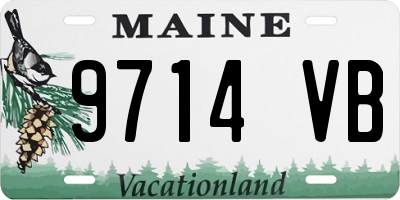 ME license plate 9714VB