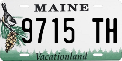 ME license plate 9715TH
