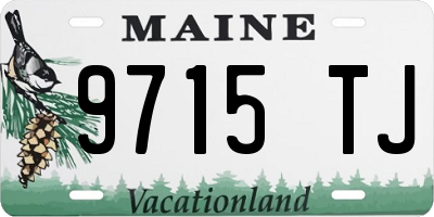 ME license plate 9715TJ