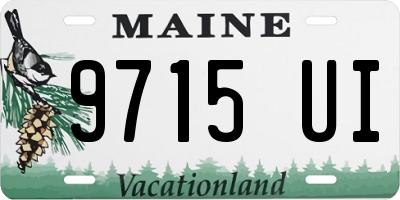 ME license plate 9715UI