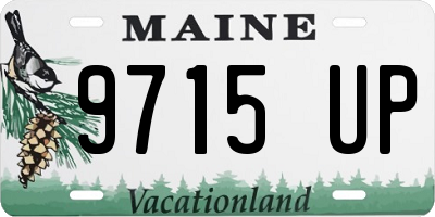 ME license plate 9715UP