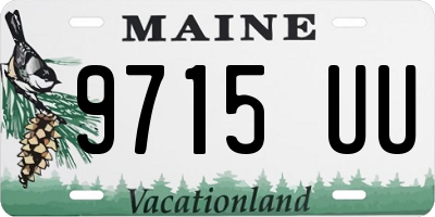 ME license plate 9715UU