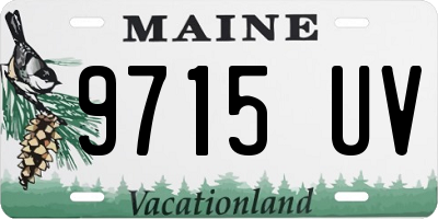 ME license plate 9715UV