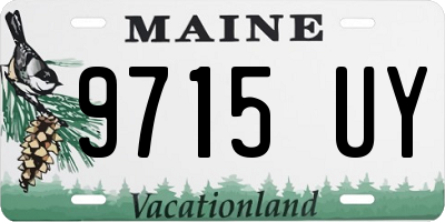 ME license plate 9715UY