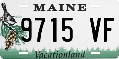 ME license plate 9715VF