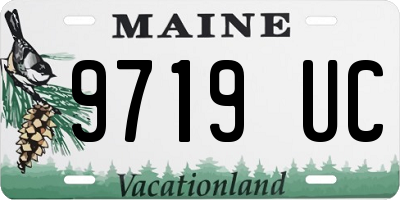 ME license plate 9719UC