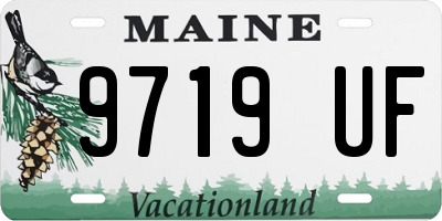 ME license plate 9719UF