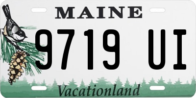 ME license plate 9719UI