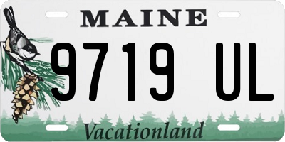 ME license plate 9719UL