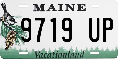 ME license plate 9719UP