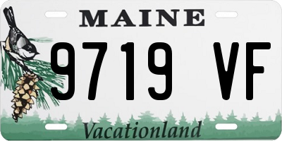 ME license plate 9719VF