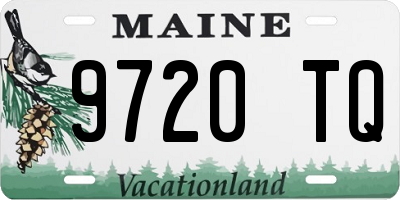 ME license plate 9720TQ