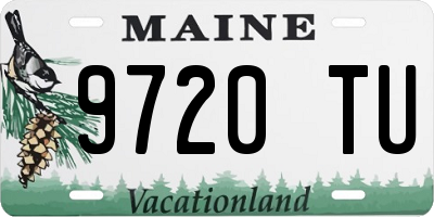 ME license plate 9720TU