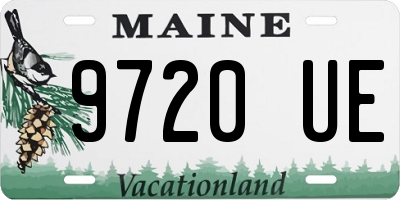 ME license plate 9720UE