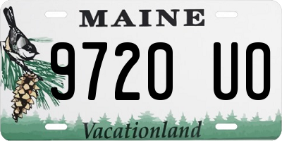 ME license plate 9720UO