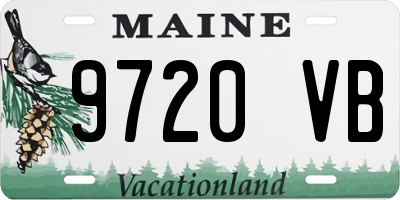 ME license plate 9720VB