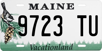 ME license plate 9723TU