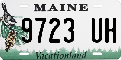ME license plate 9723UH