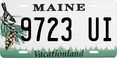 ME license plate 9723UI
