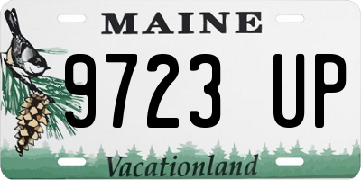 ME license plate 9723UP