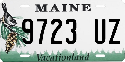 ME license plate 9723UZ