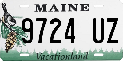 ME license plate 9724UZ