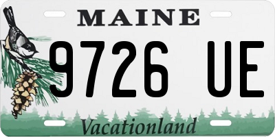 ME license plate 9726UE