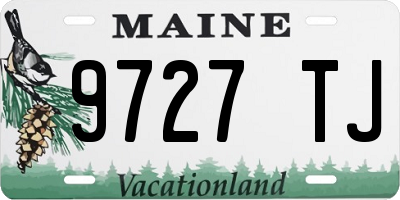 ME license plate 9727TJ