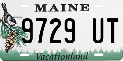 ME license plate 9729UT