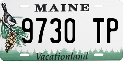 ME license plate 9730TP