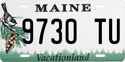 ME license plate 9730TU