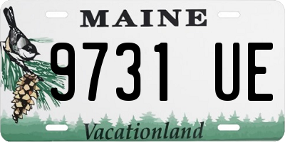 ME license plate 9731UE