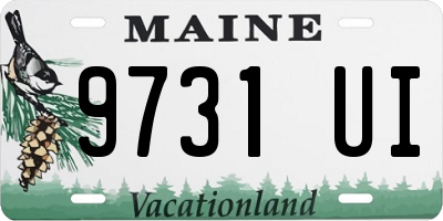 ME license plate 9731UI