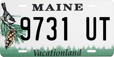 ME license plate 9731UT