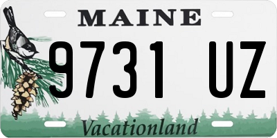 ME license plate 9731UZ