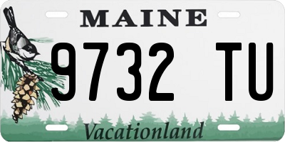 ME license plate 9732TU