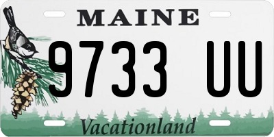 ME license plate 9733UU