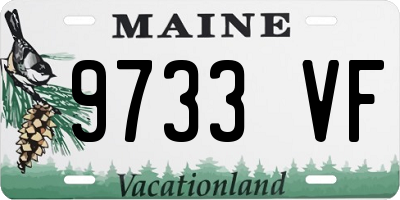 ME license plate 9733VF
