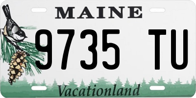 ME license plate 9735TU