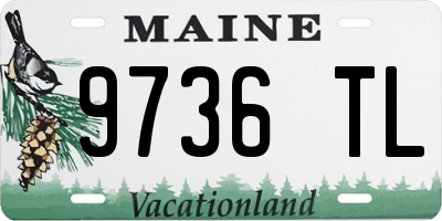 ME license plate 9736TL