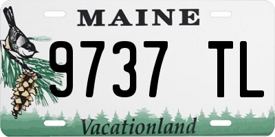 ME license plate 9737TL