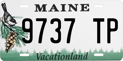 ME license plate 9737TP