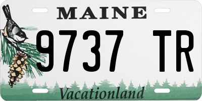 ME license plate 9737TR