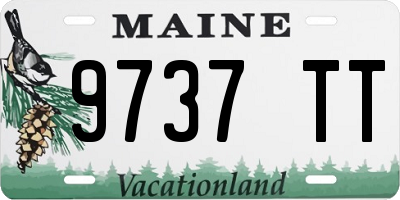 ME license plate 9737TT