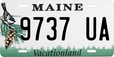 ME license plate 9737UA