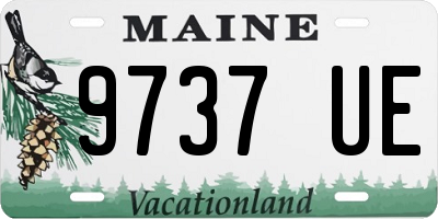 ME license plate 9737UE