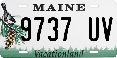 ME license plate 9737UV