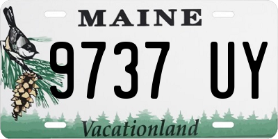 ME license plate 9737UY