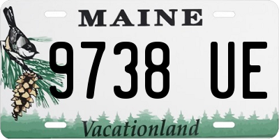 ME license plate 9738UE